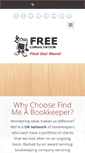 Mobile Screenshot of findmeabookkeeper.com